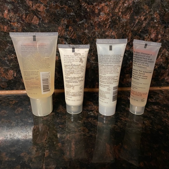 MURAD cleanser exfoliating cleanser and clarifying mask 4 pcs - Picture 2 of 2